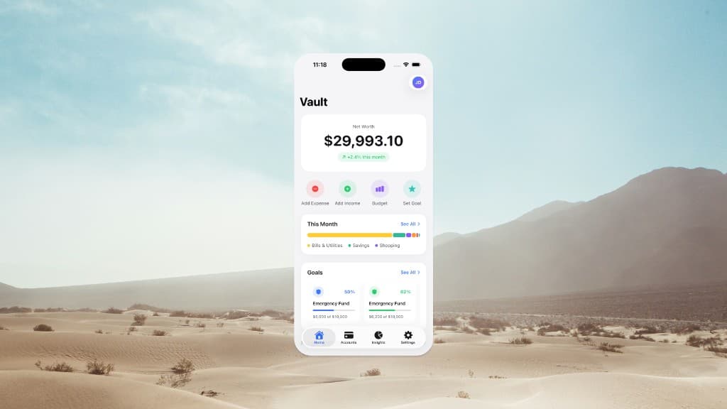 Vault app preview